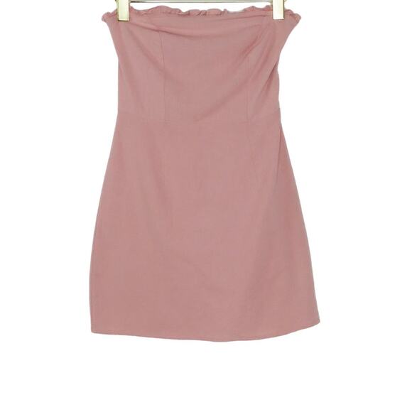 Lisa Says Gah Lottie Moss Blush Pink Strapless Mini Dress XS - Picture 4 of 8